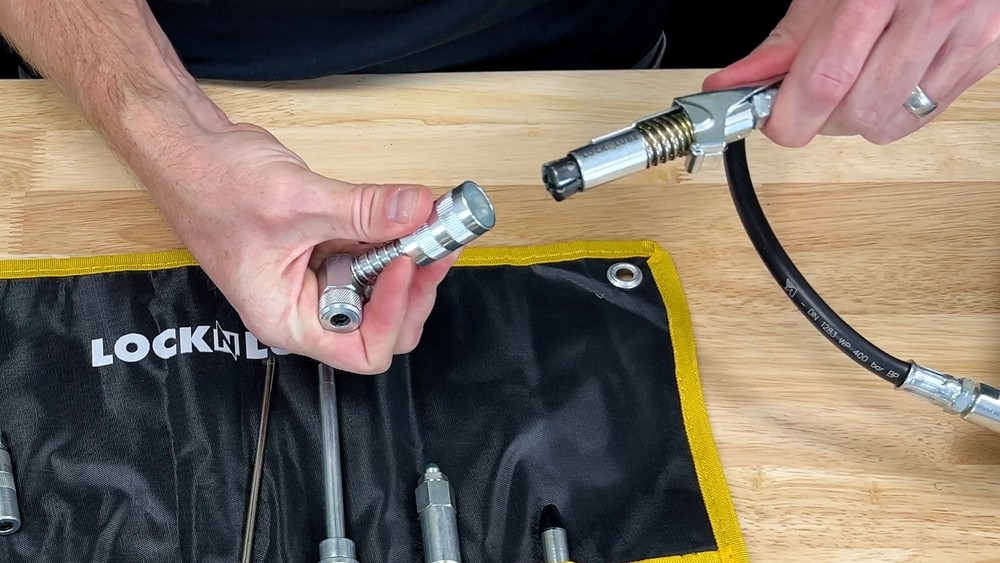 LockNLube 8-Piece Quick-Connect Greasing Accessory Kit