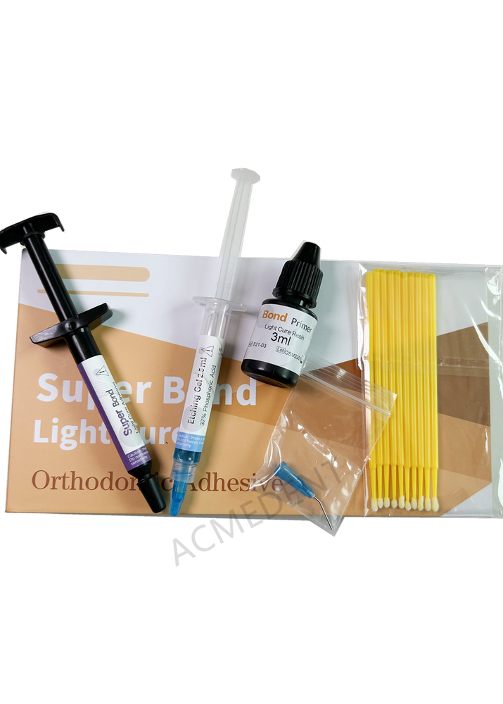 Dental Orthodontic Paste Adhesive Bonding light Curing Resin Small Kit