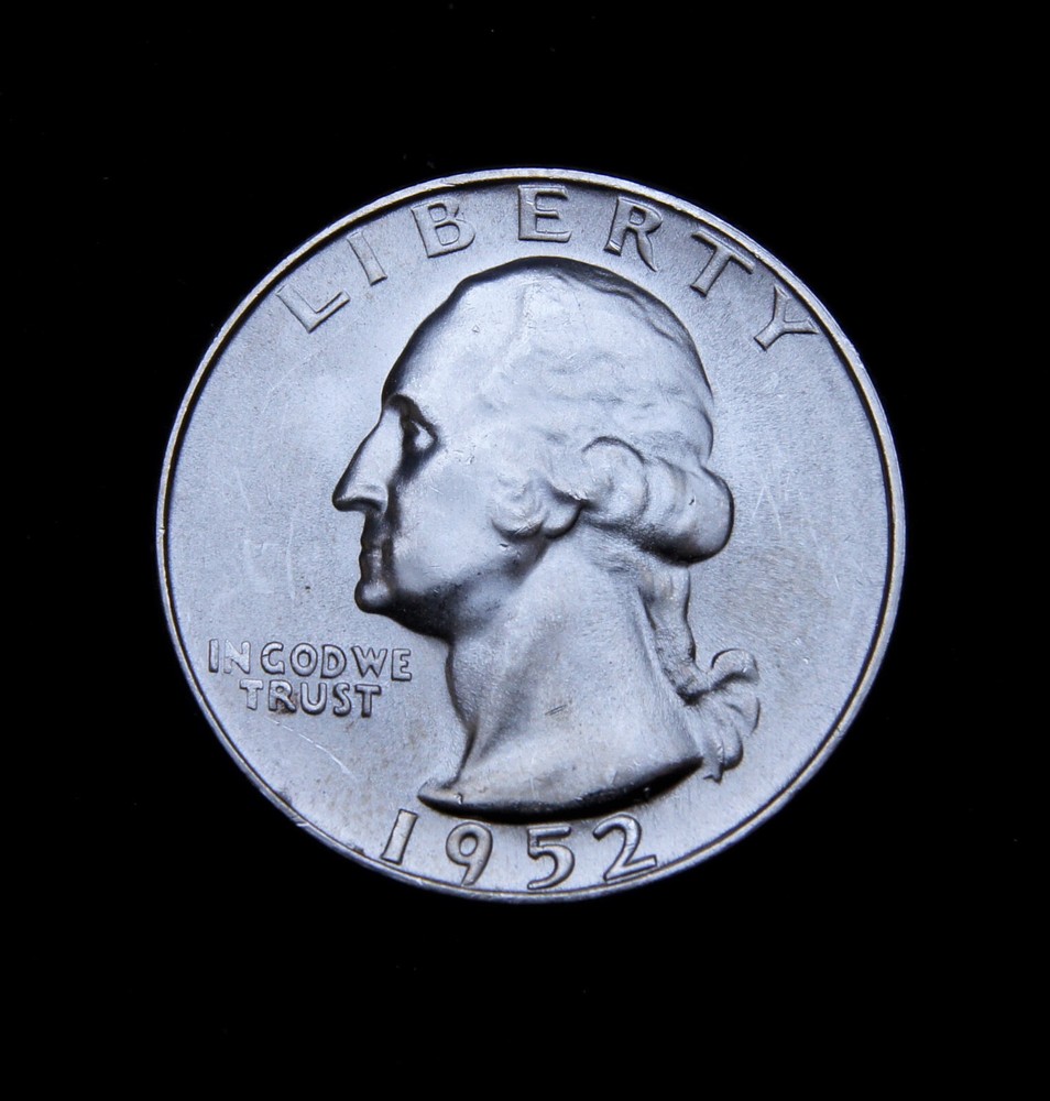 1952-S Washington Quarter Gem BU