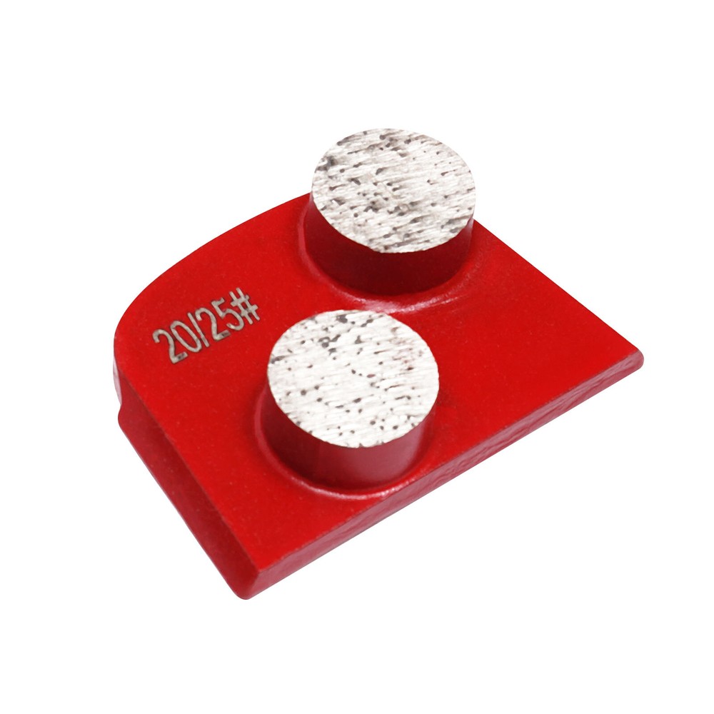 9 Pack Diamond Grinding Segments Medium Bond 20/25 Grit Durable for Concrete