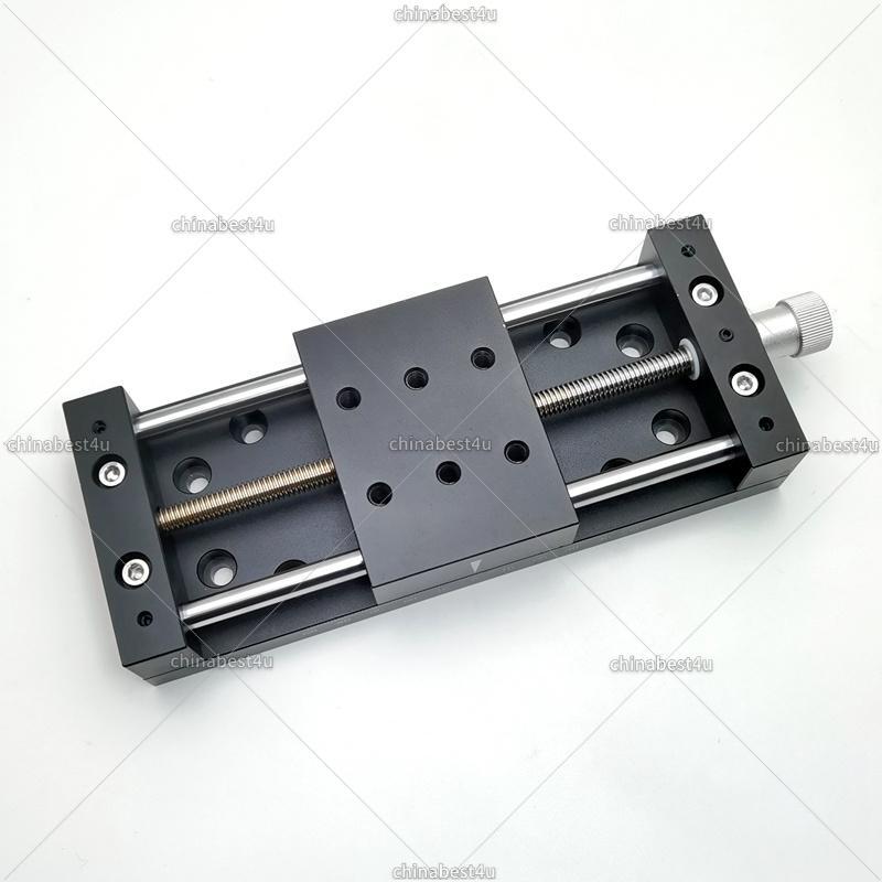 X-Axis Manual Linear Stage Translation Displacement Platform Stroke 80A-DB100