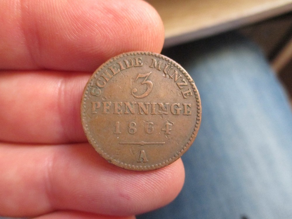 3 Pfenninge 1864 A Box 4 C