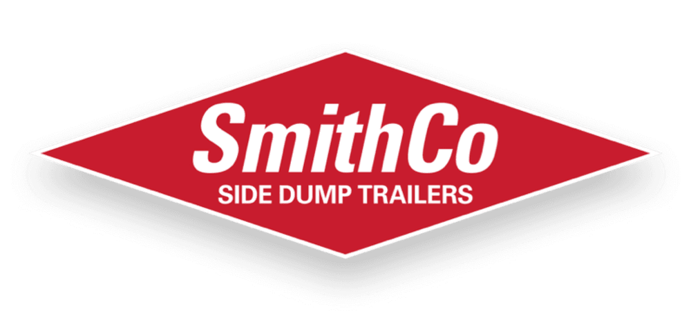 1/64 DCP SILVER SMITHCO TRI-AXLE SIDE DUMP TRAILER