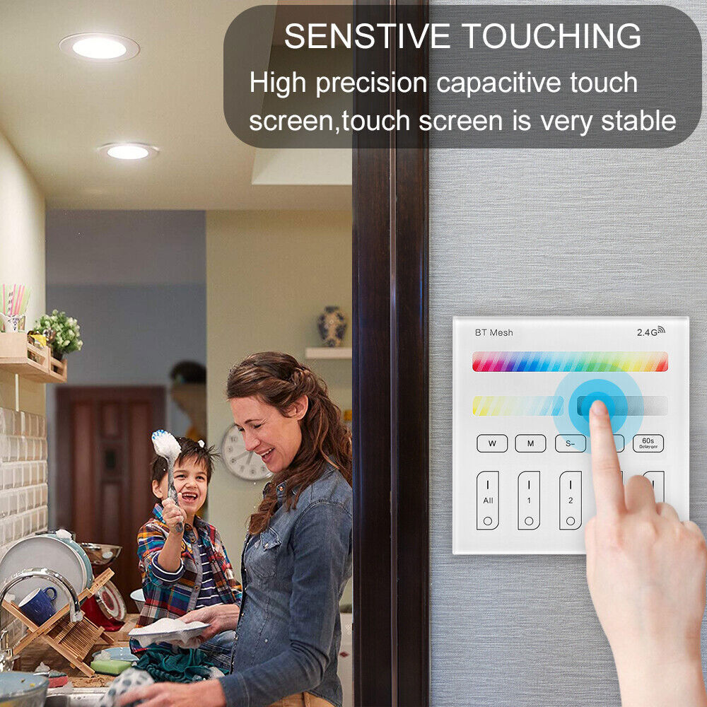 Bluetooth Mesh Touch Panel / Smart Bridge / Remote Controller for FVTLED Lights