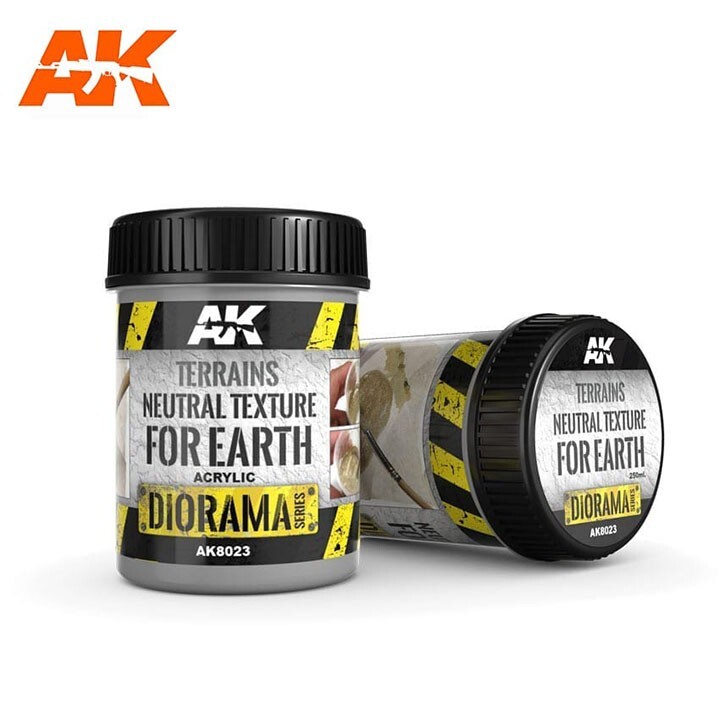 AK interactive #AK8023  TERRAINS NEUTRAL TEXTURE-250ml(Acrylic)