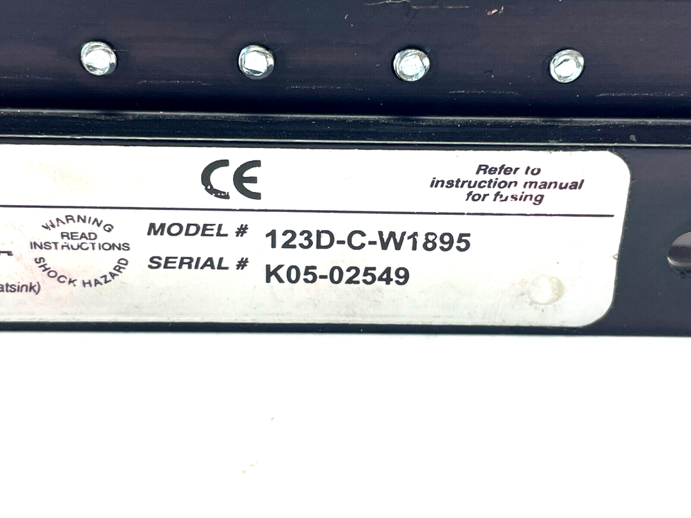 Dart Controls 123D-C-W1895 Variable Speed Control