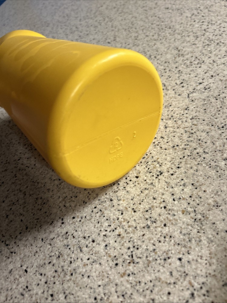 Yellow Plastic Funnel Cake Pancake Batter Pitcher BB2