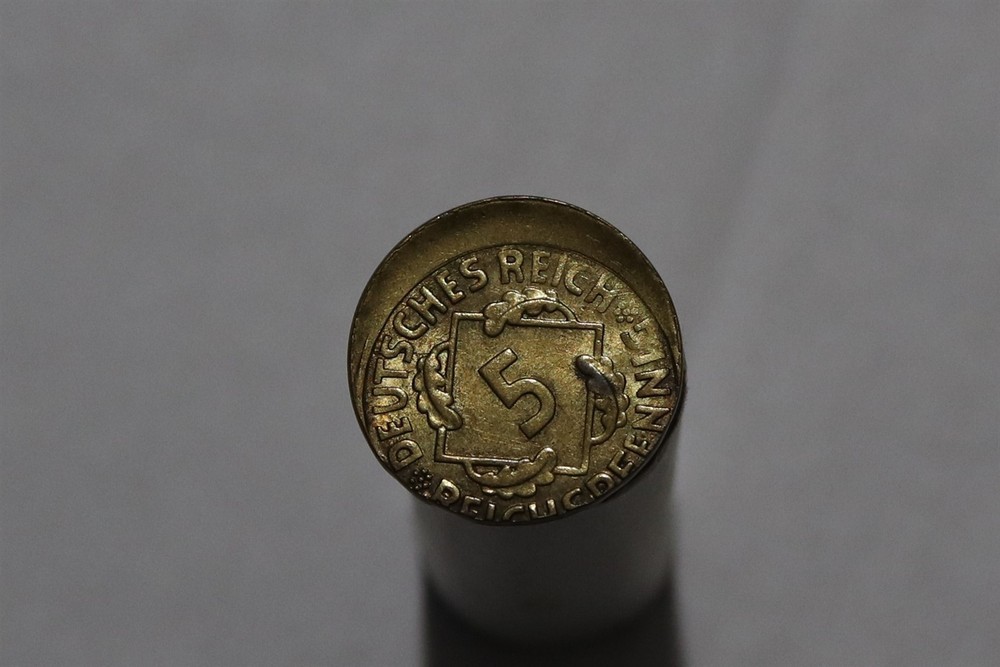 🧭 🇩🇪 GERMANY ERROR COIN WEIMAR OFF CENTRE B88 #K1237