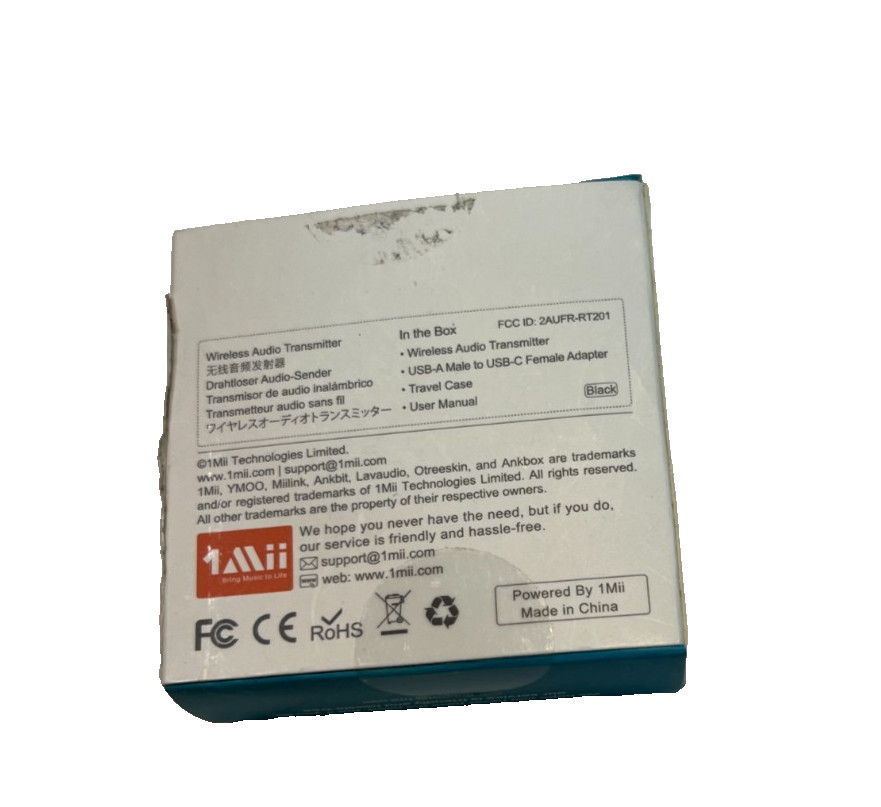 1Mii Audio Transmitter ML400 New in open box