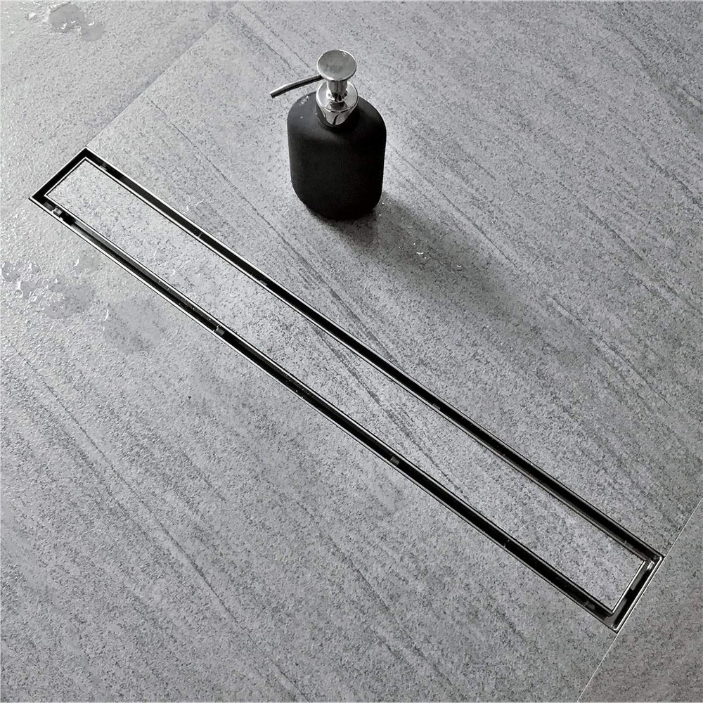 Neodrain 24" Linear Shower Drain with Tile Insert Grate,Brushed 304 Stainless