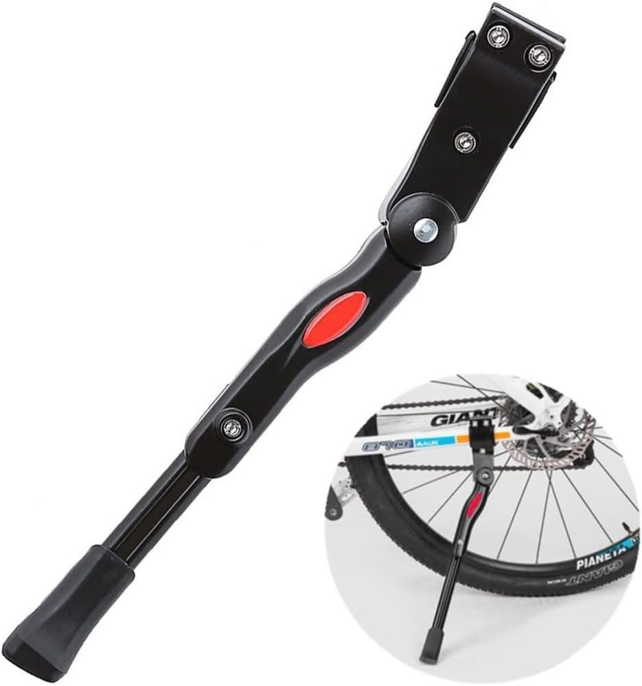 Adjustable Aluminum Bicycle Kickstand for 20-26 Inch Bikes