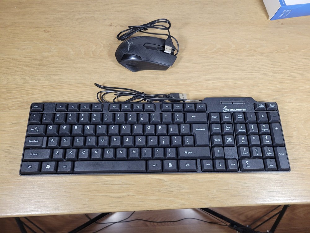 STALLIONTEK USB KEYBOARD ST008 MOUSE ST800 NEW OPEN BOX