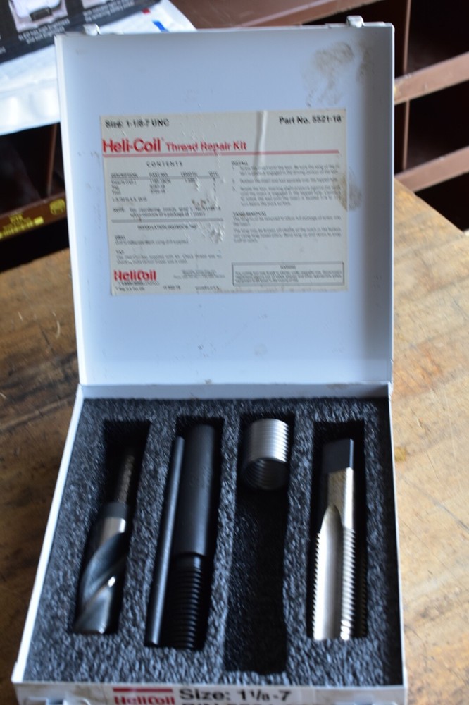 HELICOIL 5521-18, 1-1/8″-7 THREAD KIT