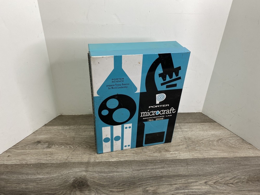 Vintage Porter Science Microcraft Microscope Lab No. 2105