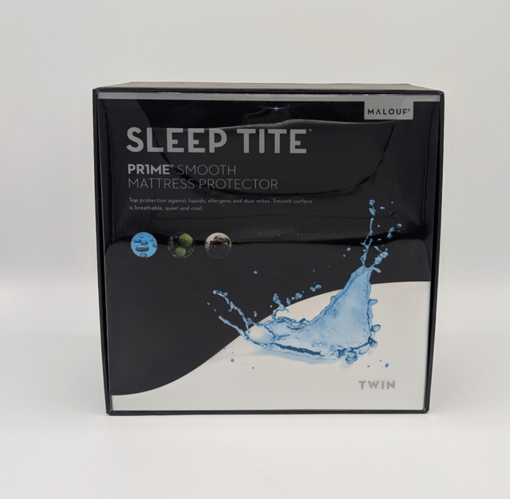 Malouf  Pr1me Smooth Hypoallergenic Mattress Protector, Twin