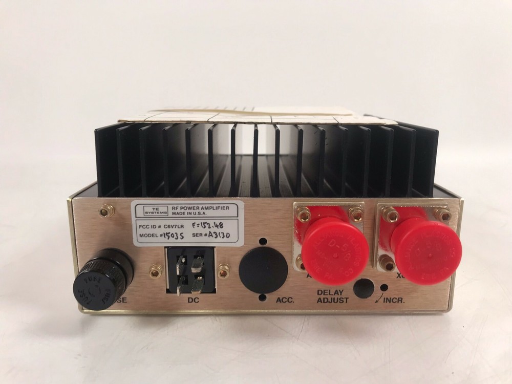 TE Systems RF Power Amp Model 1503S 152 Mhz