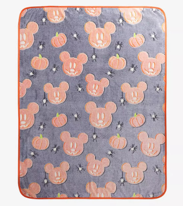 Disney Mickey Mouse Pumpkin Throw Blanket