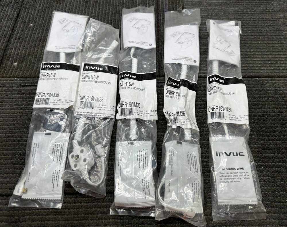 (5) InVue S2800 Wave II Tab Sensor Micro AP-lol USB White-DNTR16WF59 Security