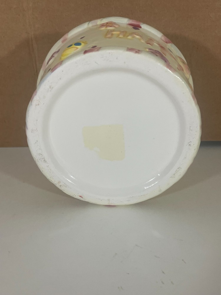 Happy Easter Bunny/Rabbit Ceramic Candy Dish 2 pcs LNC VTG