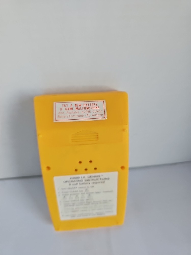 1978 Coleco Lil Genius Electronic Learning Calculator #2000 Tested Works