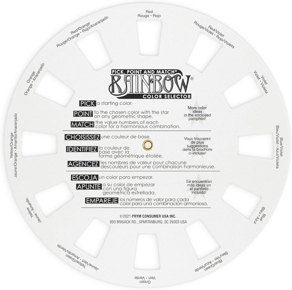 Dritz 3169 Rainbow Color Wheel Selector