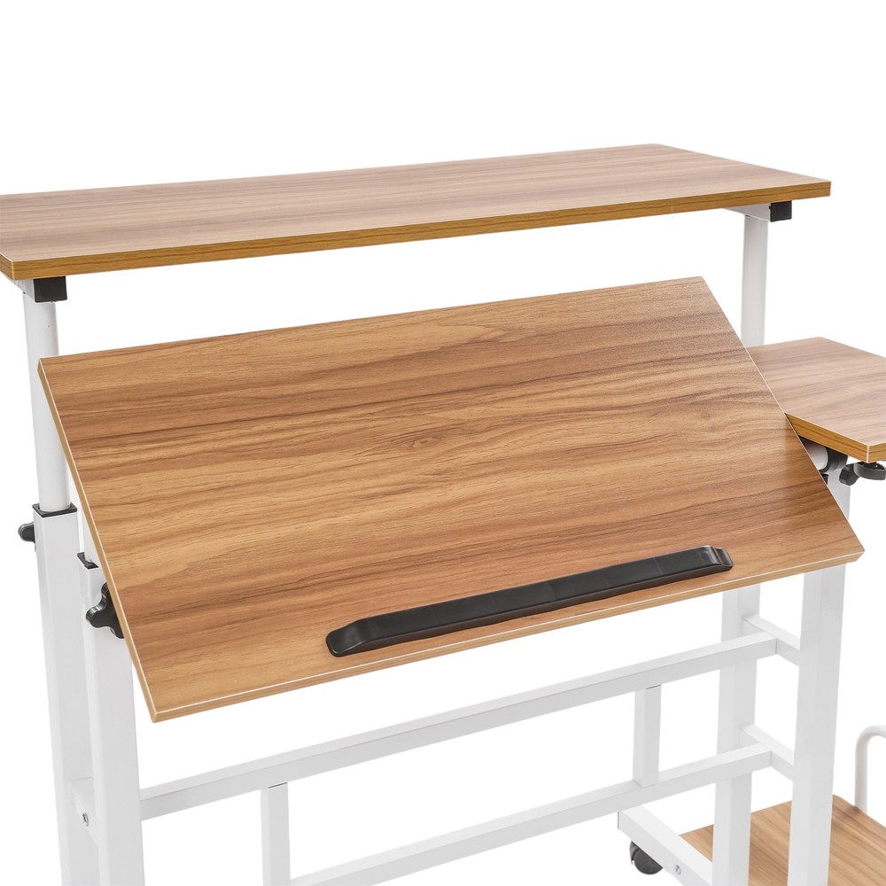 Multi Functional Foldable Desk, Modern Computer Desk, Adjustable Computer Table