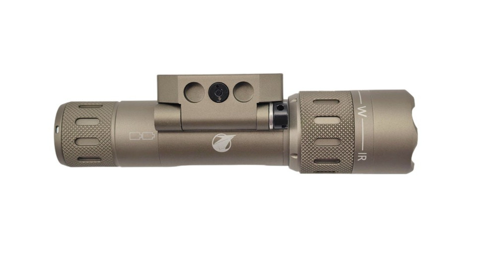 EvolutionGear WMX200 TAC Flashlight IR Illuminated with Rotation Mount for MK18