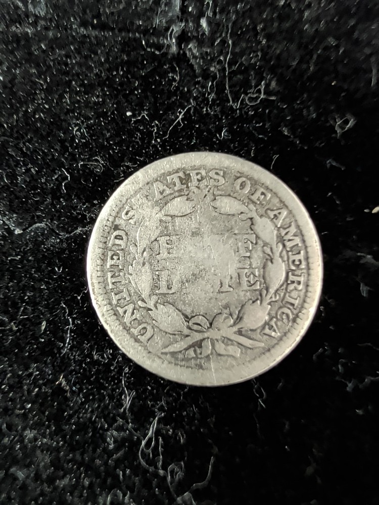 1853 Half Dime Circulated