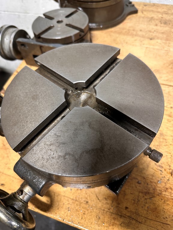 8" CROSSLIDE ROTARY TABLE