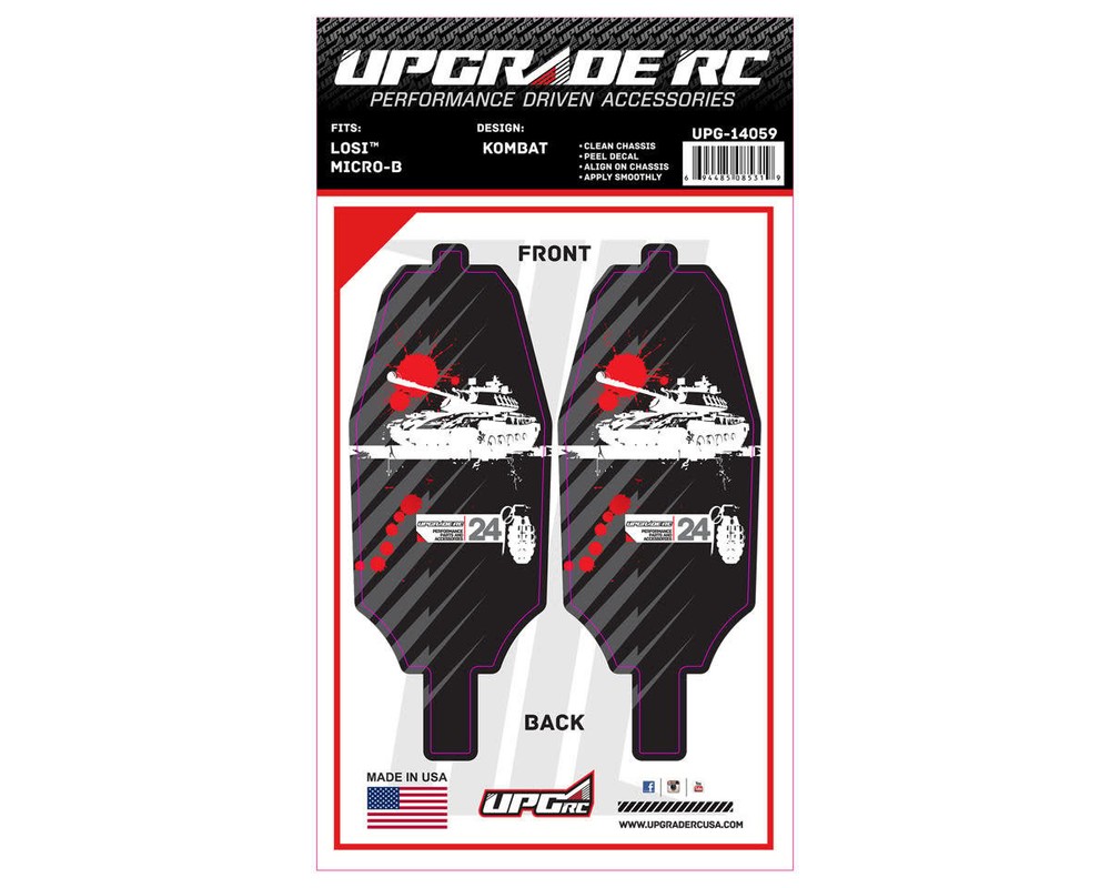 UPG-14059  CHASSIS PROTECTOR FOR LOSI™ MICRO-B (KOMBAT) (2)