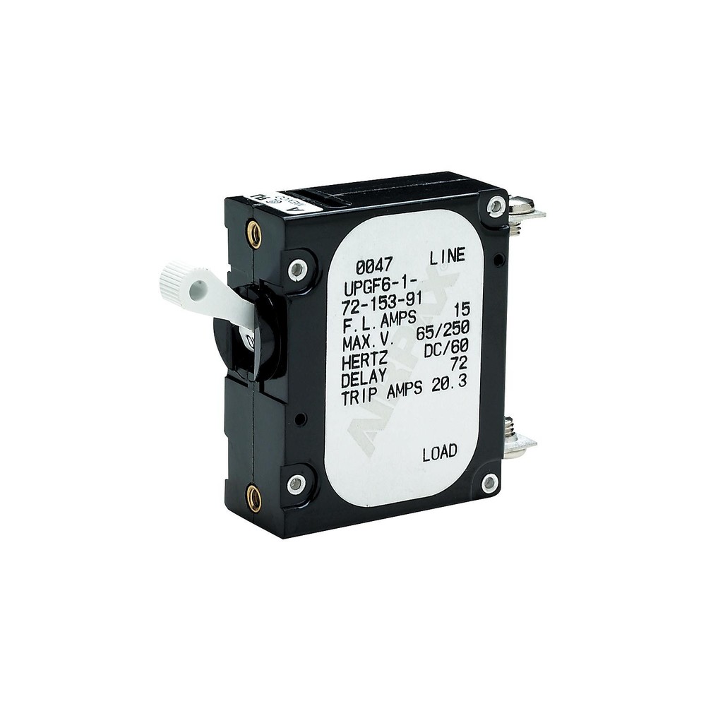 Seachoice 13201 AC/DC Panel Breaker With Single White Actuator