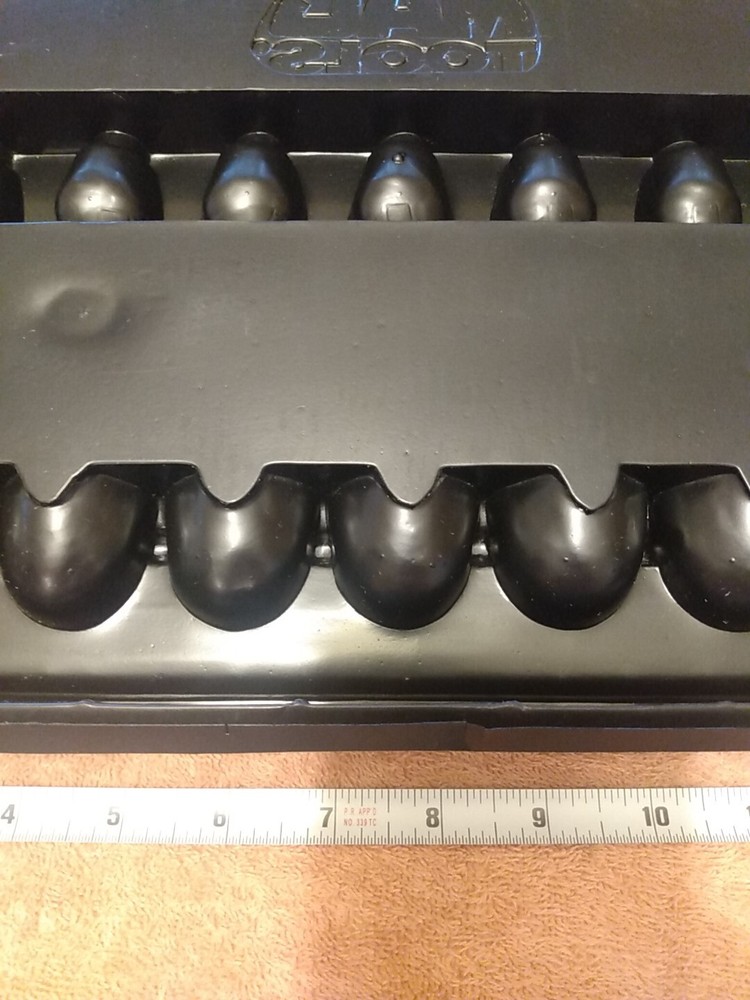 Mac Tools 9 Piece Nut Driver Plastic Storage Tray Black