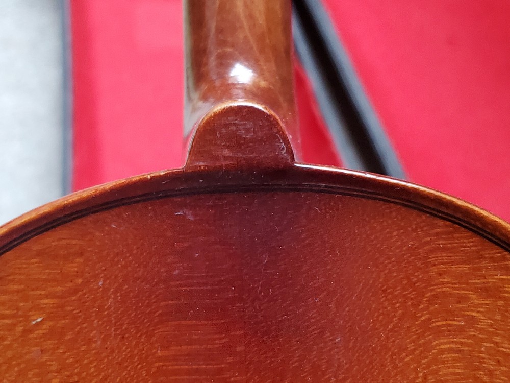 nicely flamed old 3/4 Violin violon