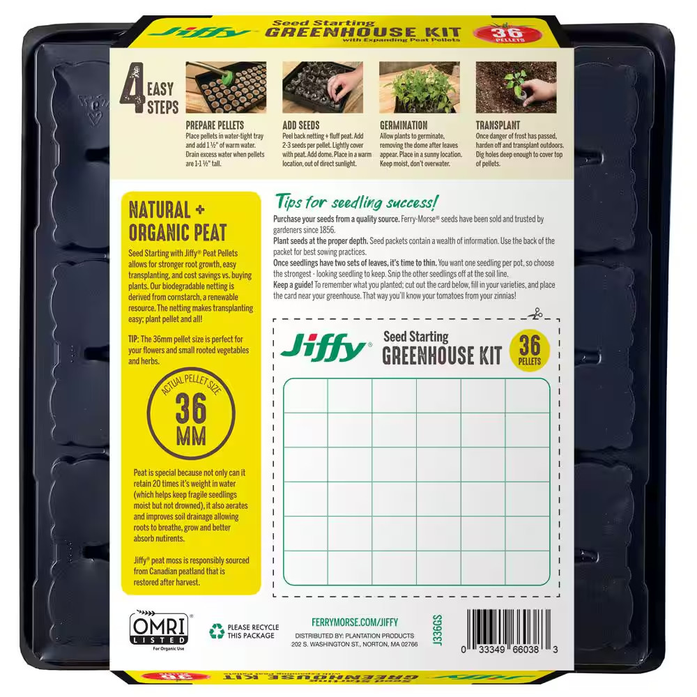 36 Peat Pelletseed Starter Kit with Superthrive