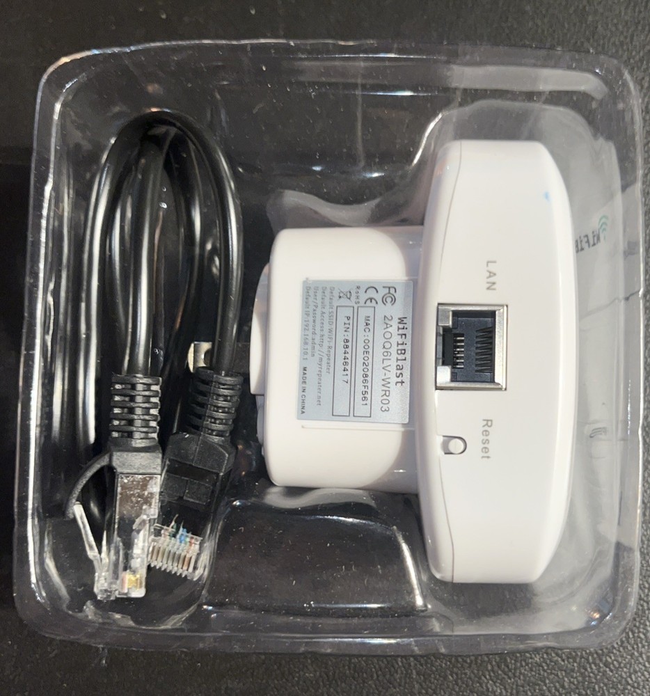 Wifi Repeater Blast Range Mini 2.4G Portable WiFi Signal Range Extender WITH WPS