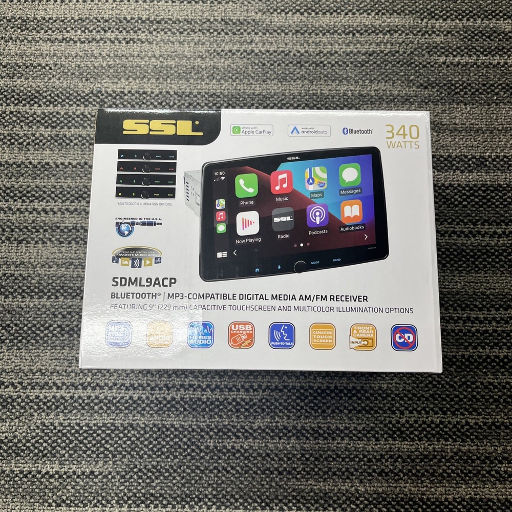 Sound Storm Laboratories 9'' Touchscreen Bluetooth Multimedia Player (SDML9ACP)