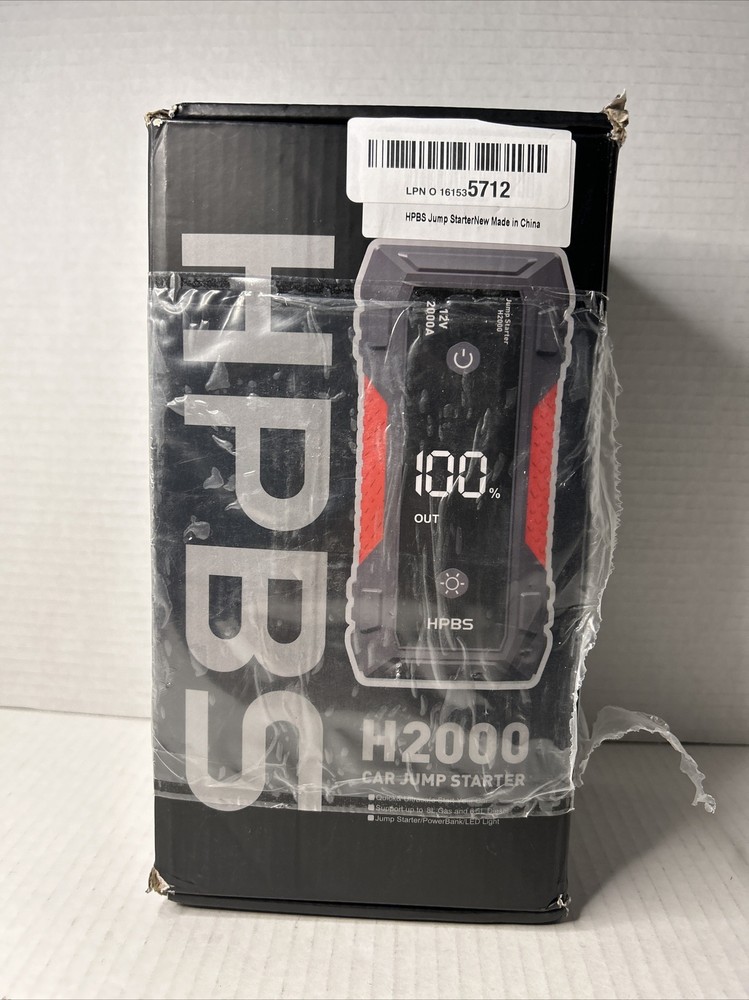 HPBS Jump Starter - H2000 Car Battery Jump Starter