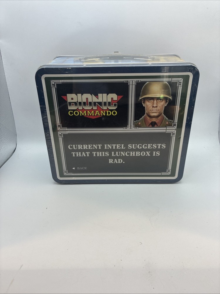 Brand New - 2009: Bionic Commando Vintage Metal Lunch Box - Sealed