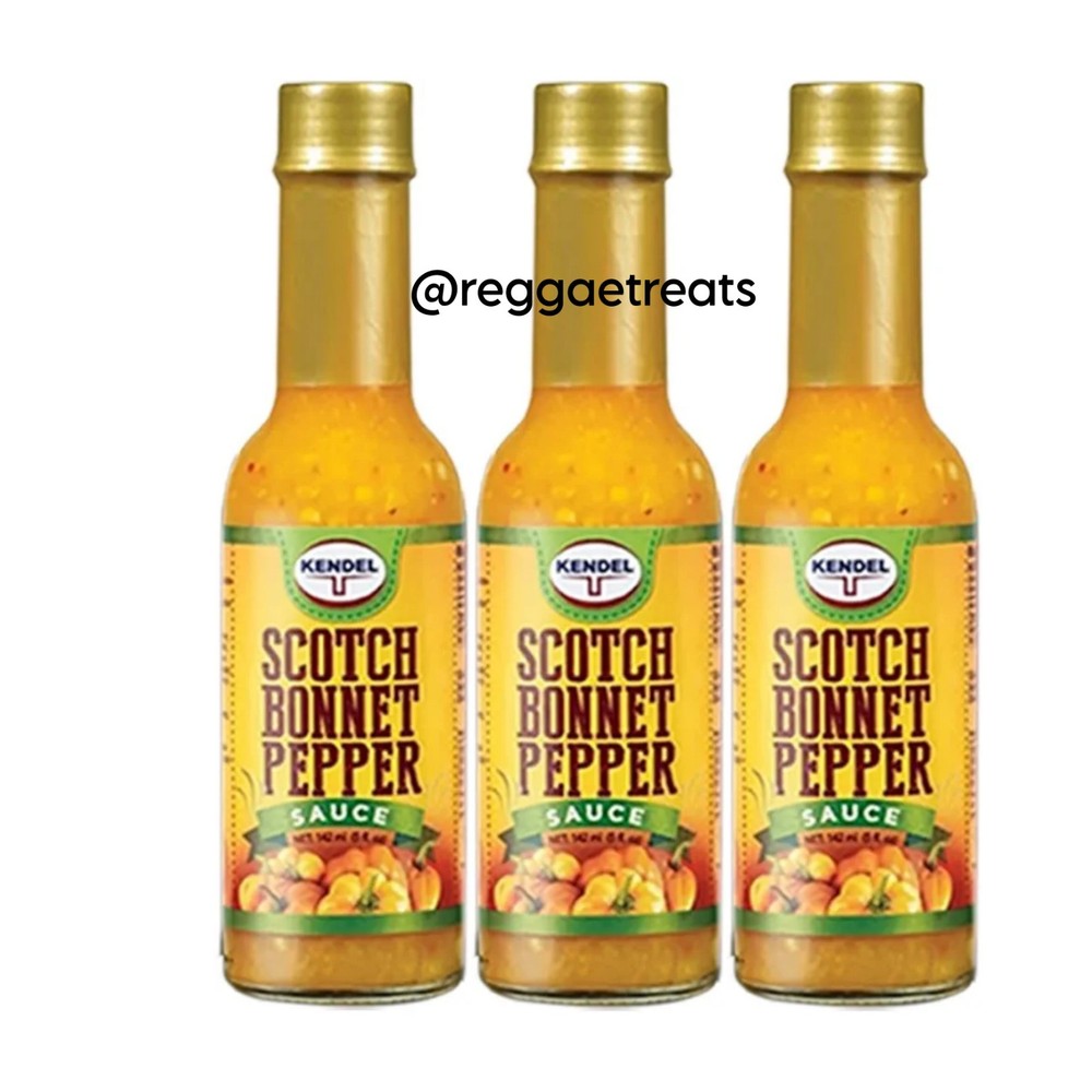 Kendel Scotch Bonnet Pepper Sauces (3 Pack)