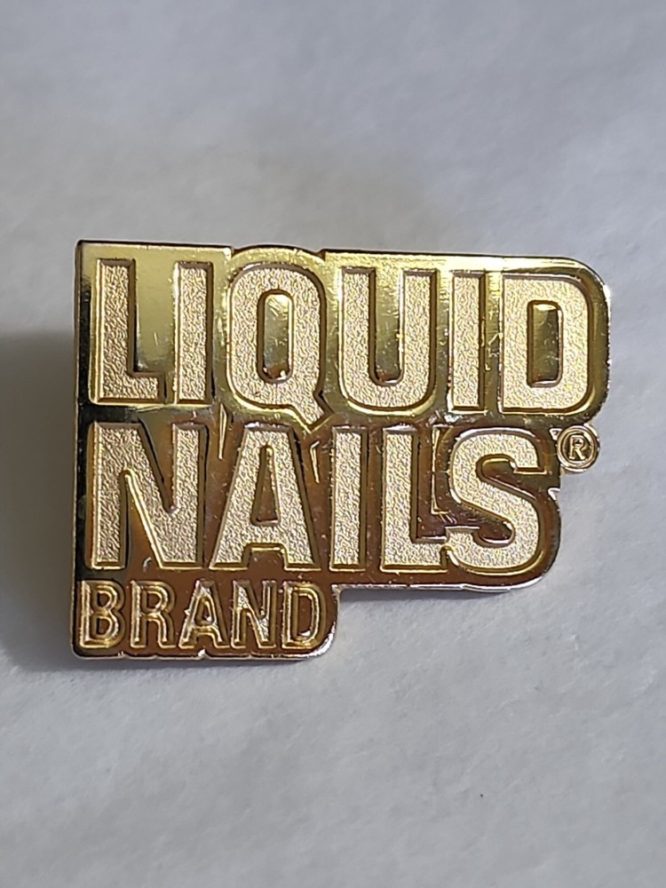 Liquid Nails Brand Lapel Pin Construction Adhesive Gold Colored