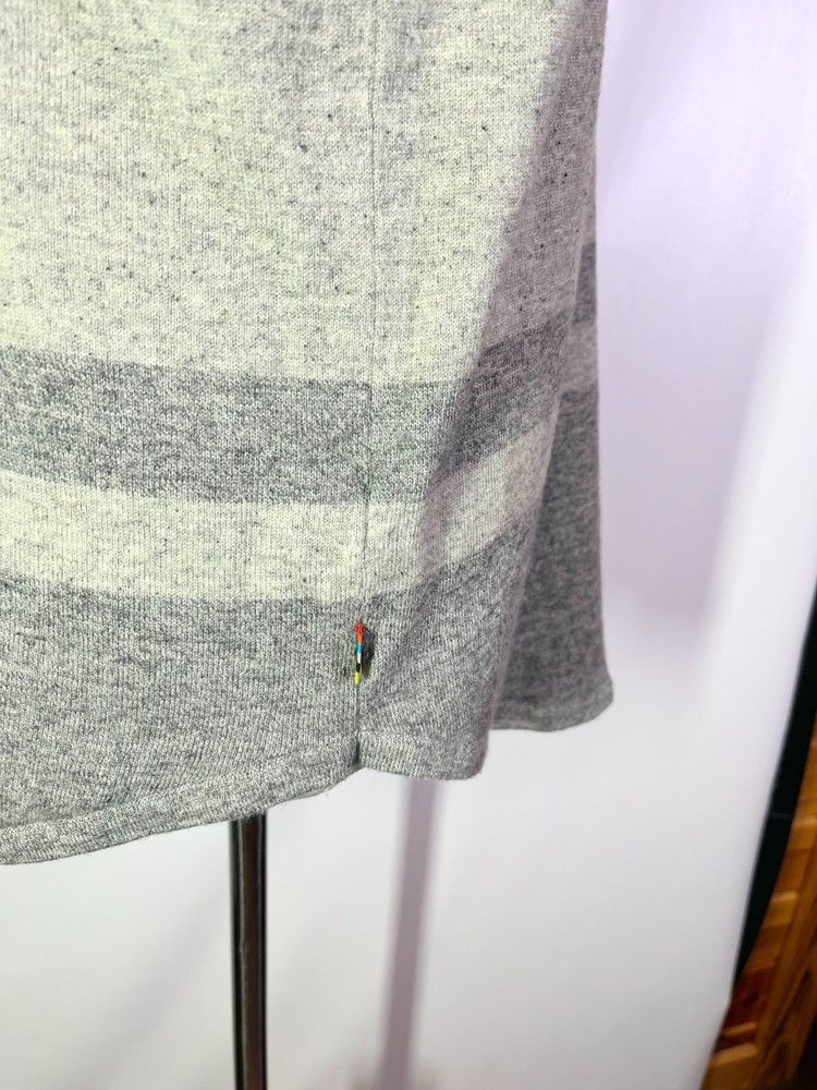 Smartwool Size S Akamina Grey Speckled Pullover Sweater Wool Blend