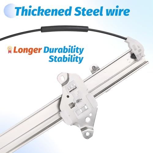 Front Driver & Passenger Side Power Window Regulator with Motor Compatible