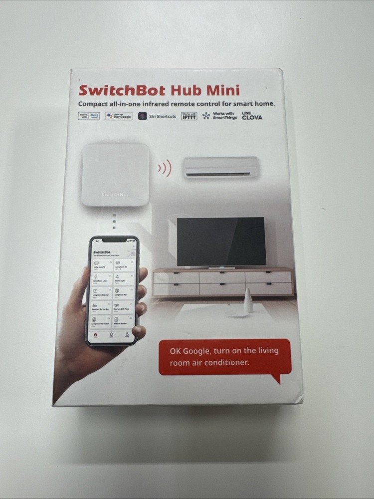 SwitchBot Hub Mini Smart Remote IR Blaster Link Switch Bot *OPEN-BOX/NEW*