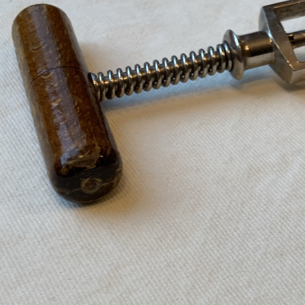 VTG Christian Brothers Corkscrew Wood Handle Germany Open Frame Spring Wine