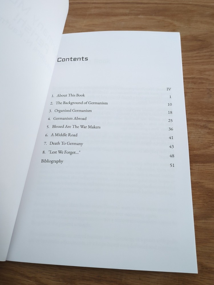 Germany Must Perish! - Theodore Kaufman