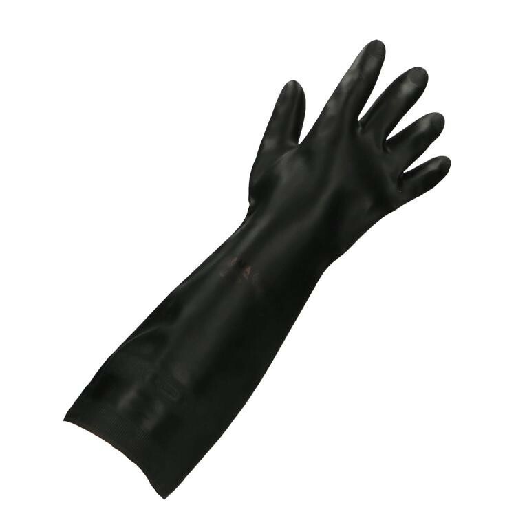 Glove set chemical protective Small. Includes cotton inserts and rubber outer...