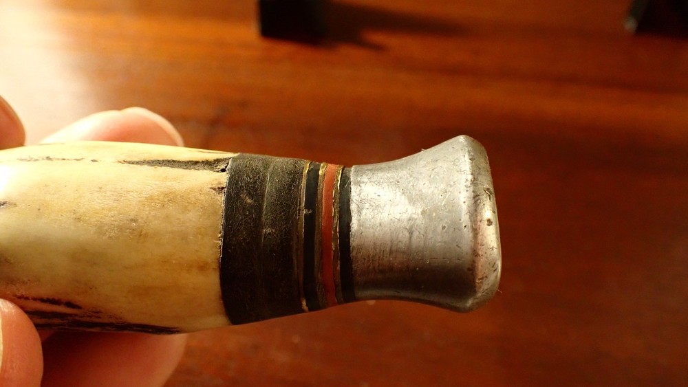Vintage Antler Handle Fixed Blade Knife