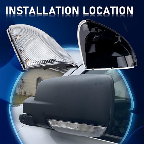 Front Mirror Turn Signal Light Compatible with Dodge Ram Right Passenger Side