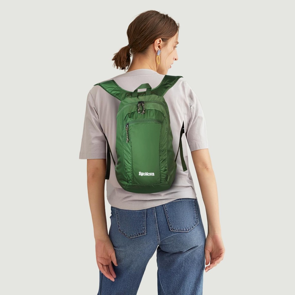 12L Ultralight Thin Packable Daypack, Small Foldable Hiking Backpack Travel ...