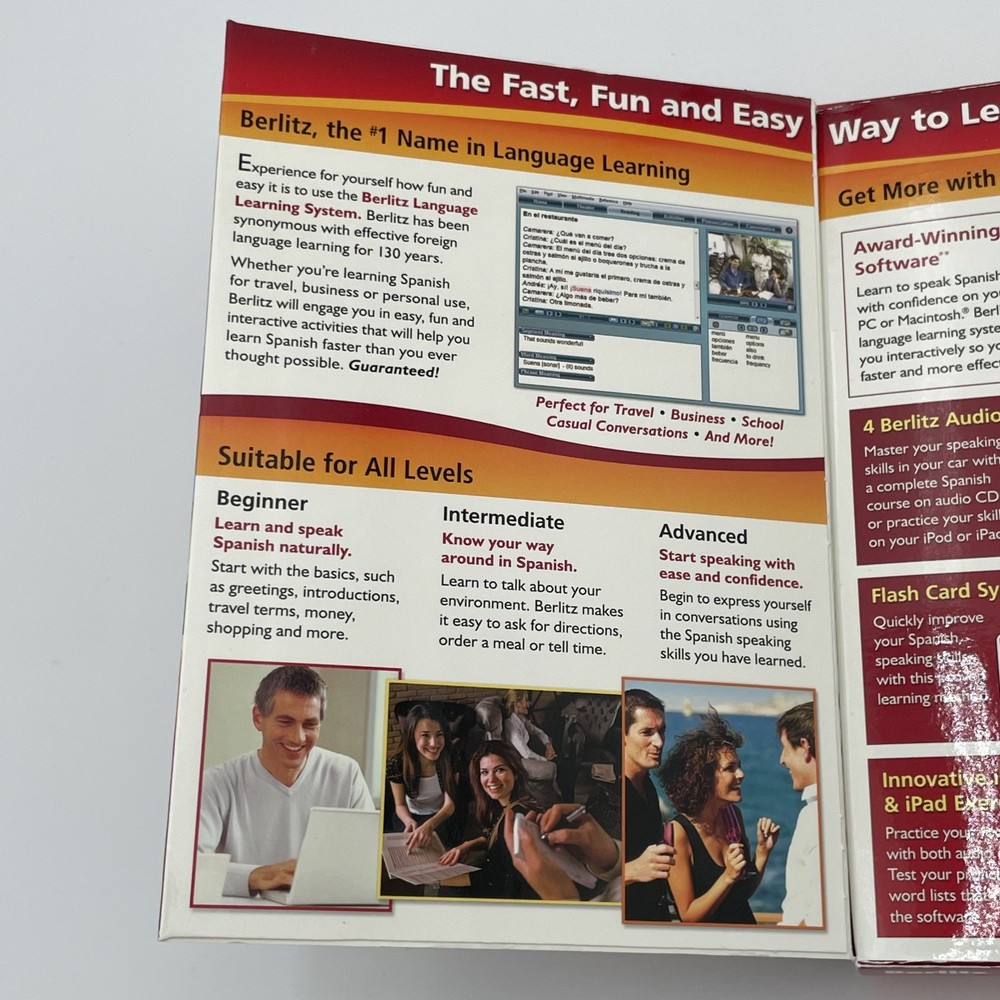 Berlitz Spanish Premier Learning Software For Mac, Windows XP, Vista, And 7